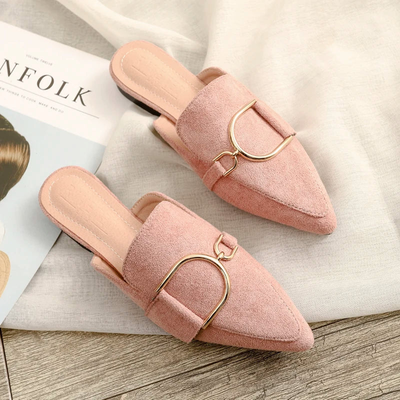 Chaussures plates femmes printemps/automne Chaussures plaques extérieur Mules Chaussures Zapatos Planos De Mujer décontracté Sapatilha Feminina mocassins