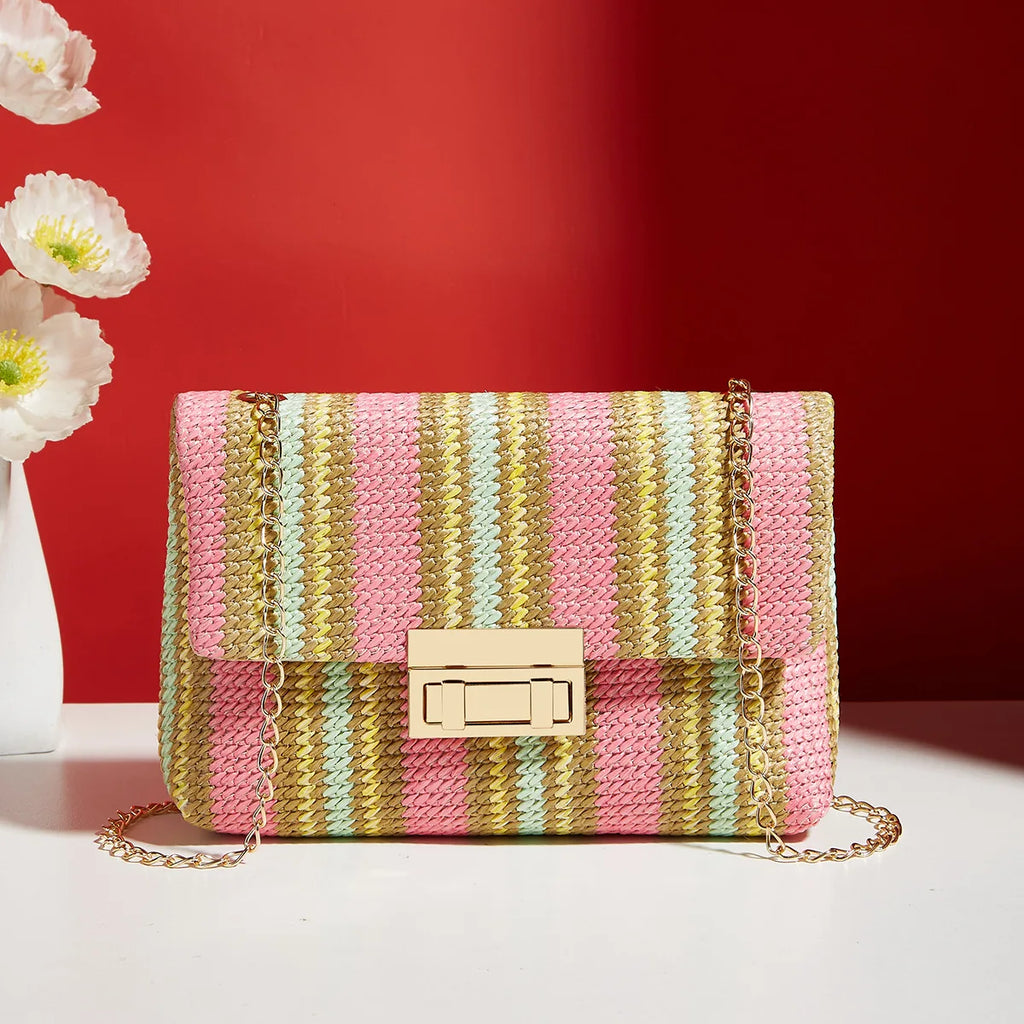 Sac à bandoulière pour femmes, sangle en chaîne, accessoire élégant pour Banquet, sac à bandoulière pour tenues de jour à nuit