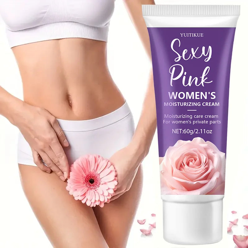 Crème intime féminine 60g - Hydratante et désodorisante, application douce, bonheur et santé des femmes, beauté haut de gamme, sel