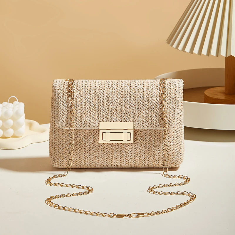 Sac à bandoulière pour femmes, sangle en chaîne, accessoire élégant pour Banquet, sac à bandoulière pour tenues de jour à nuit