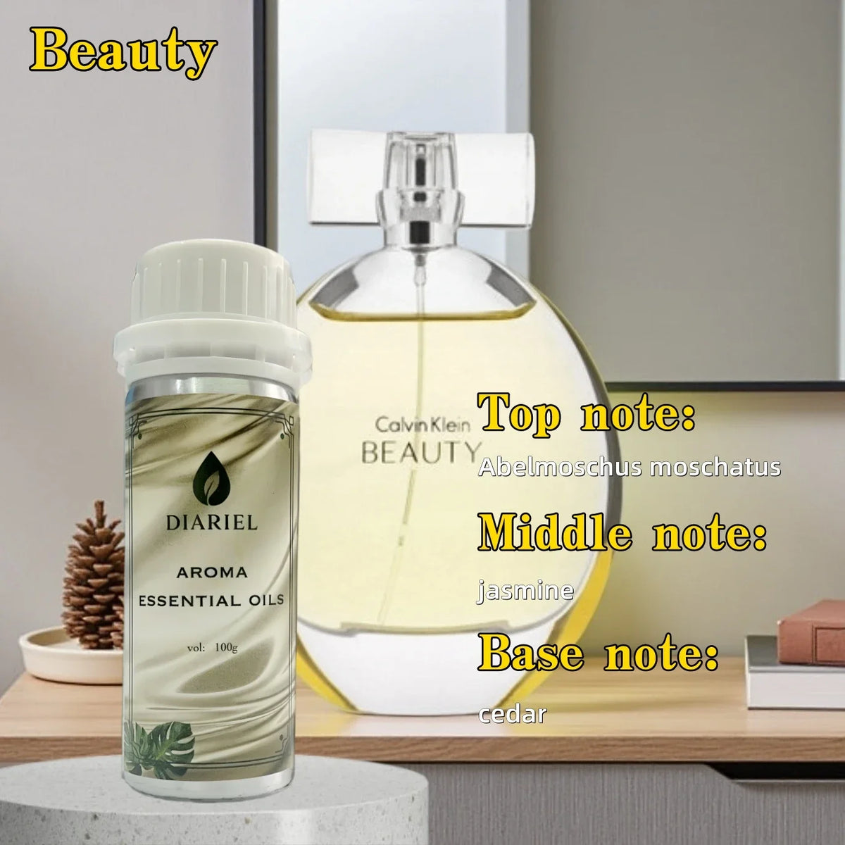DIAURELLE 100mL diffuseur d'arôme huiles essentielles 8 fois concentré Essence parfum arôme maison parfum désodorisant