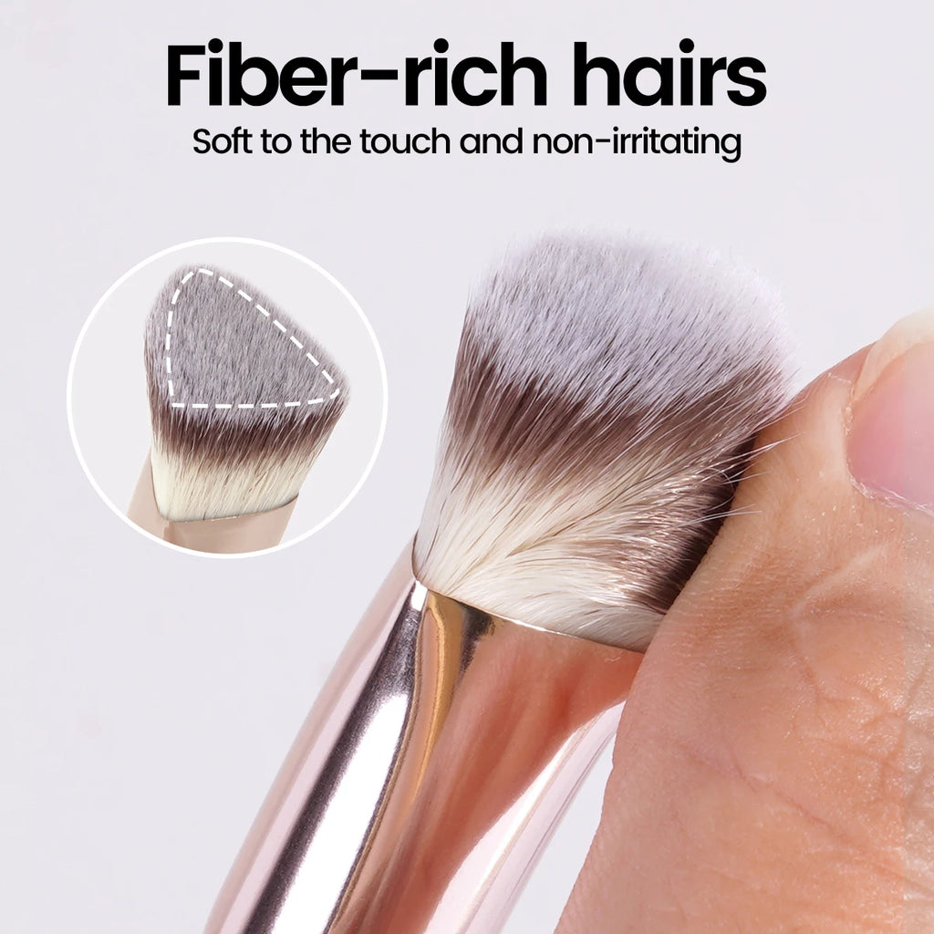 MAANGE-Pinceau de maquillage sous les yeux, brosse triangulaire pour fond de teint, mélange de crème liquide, outils cosmétiques