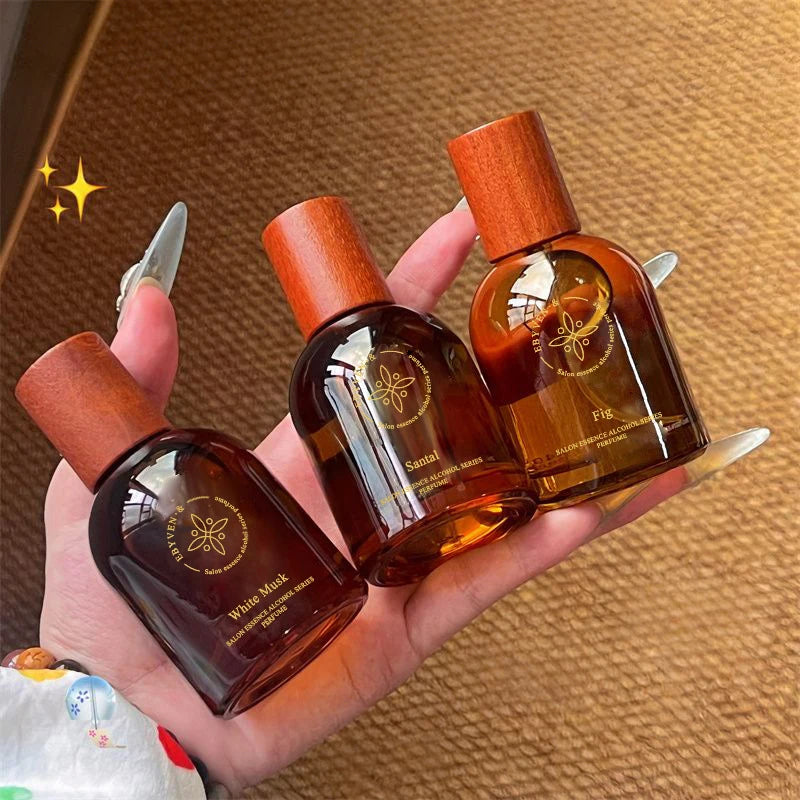 Eau de Parfum Santal pour Femme, Parfum Oriental Frais, Floral Fruité, Vanille Douce, Longue Tenue, pour le Quotidien et les Rendez-vous