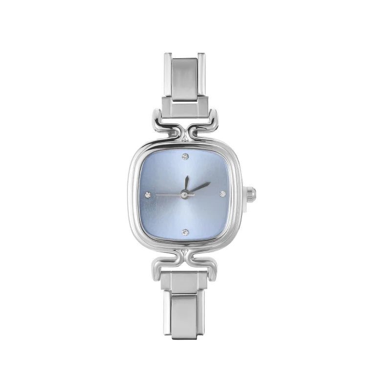 Montre Simple en acier inoxydable pour femmes, adaptée au Bracelet de 9mm, pour étudiant, ami, femme, anniversaire, bijoux à bricoler soi-même, cadeau, vente en gros