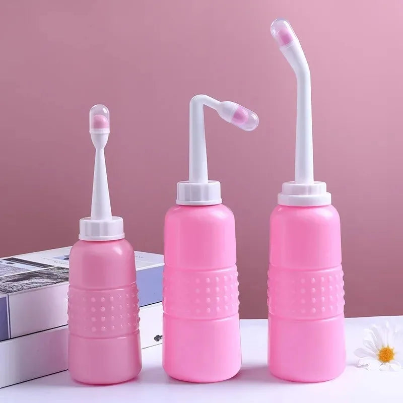 Bouteille de lavage péri-accouchement 500 ml pour soins post-partum, nettoyeur péri-accouchement portable pour maman, outil de nettoyage périnéal doux, essentiel pratique pour la récupération féminine