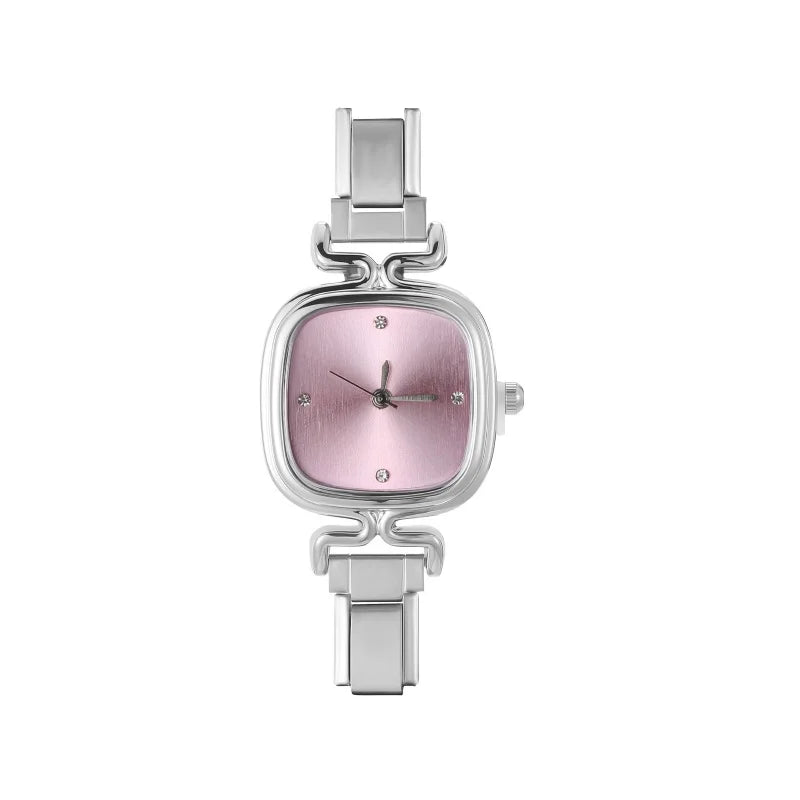 Montre Simple en acier inoxydable pour femmes, adaptée au Bracelet de 9mm, pour étudiant, ami, femme, anniversaire, bijoux à bricoler soi-même, cadeau, vente en gros