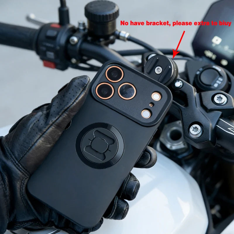 Support de téléphone portable pour iPhone 17 17Pro 17Air 17ProMax – Étui antichoc pour moto/vélo