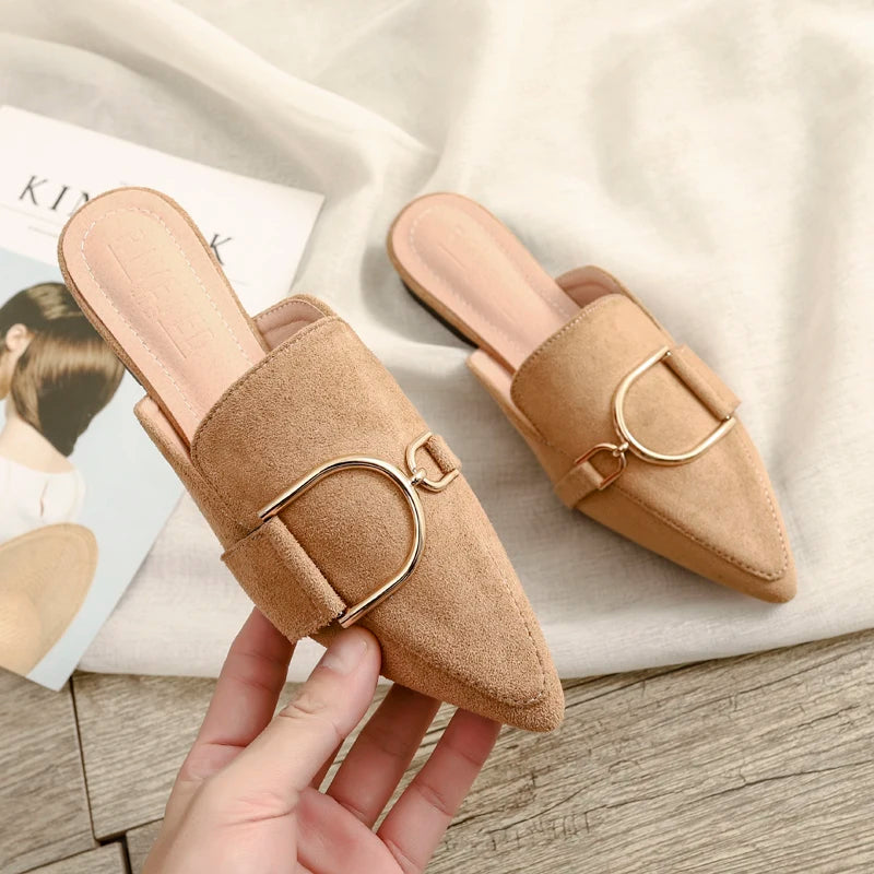 Chaussures plates femmes printemps/automne Chaussures plaques extérieur Mules Chaussures Zapatos Planos De Mujer décontracté Sapatilha Feminina mocassins