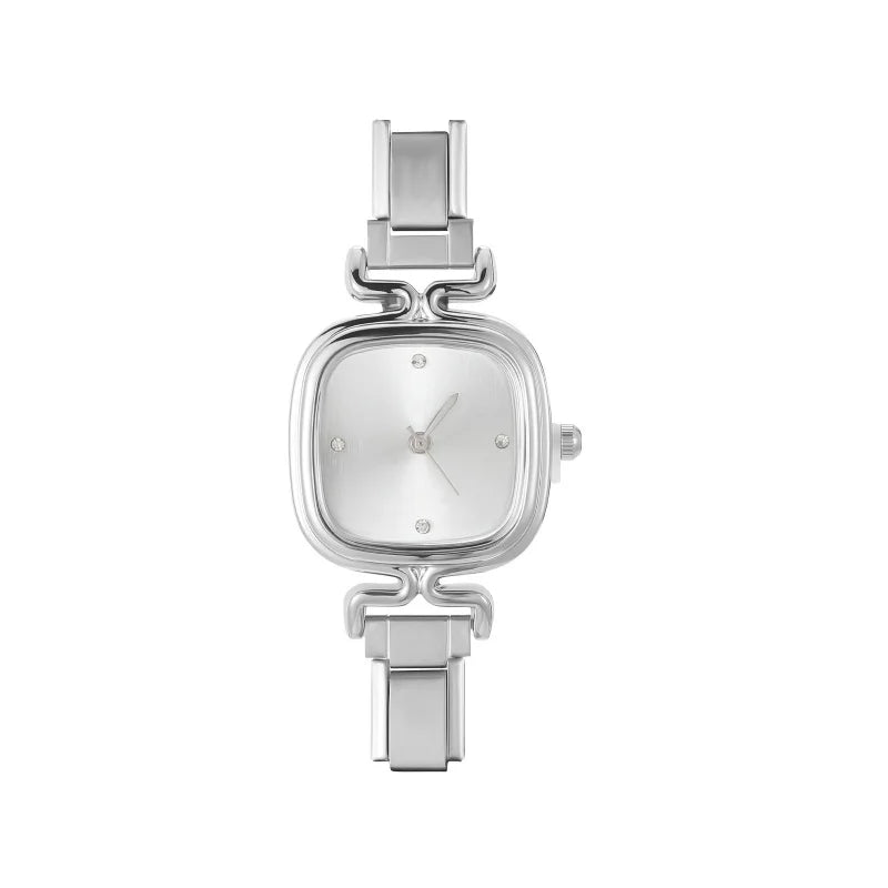 Montre Simple en acier inoxydable pour femmes, adaptée au Bracelet de 9mm, pour étudiant, ami, femme, anniversaire, bijoux à bricoler soi-même, cadeau, vente en gros