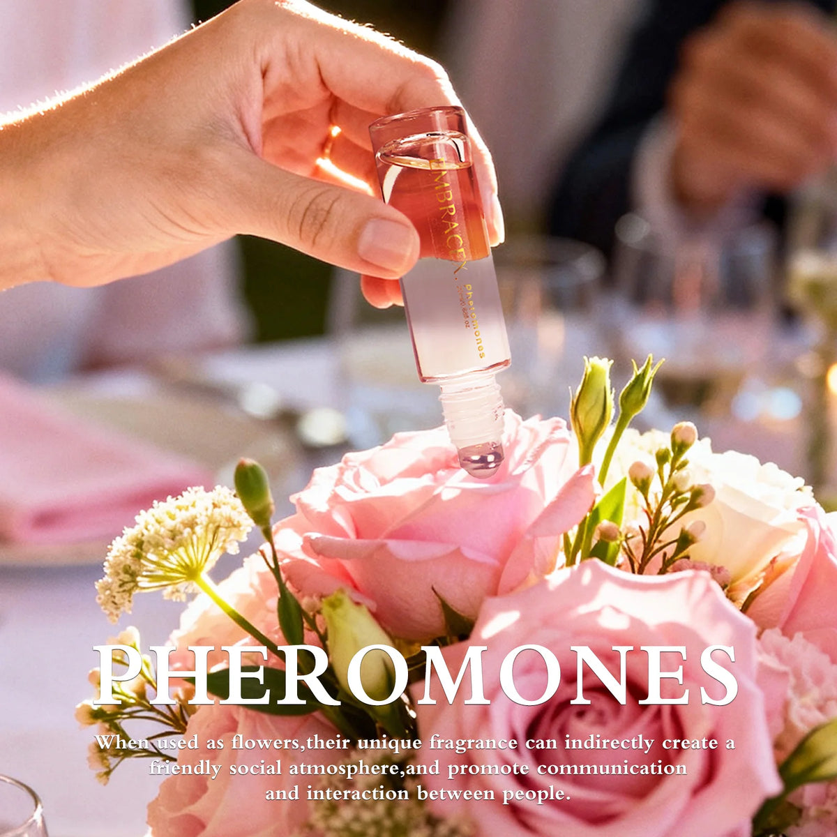 Huiles parfumées aux phéromones 20 ml, huile à phéromones pour femmes, roll-on, parfum longue durée, cadeaux