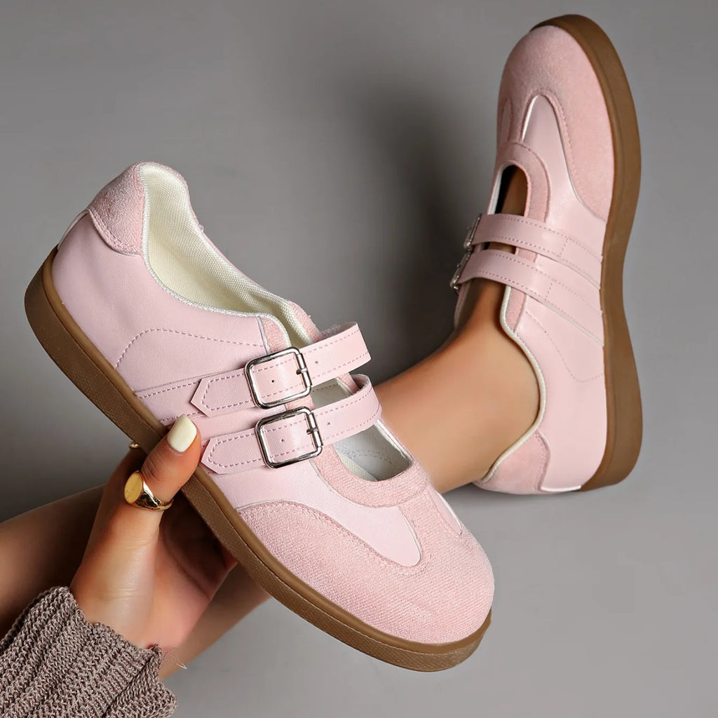 Chaussures De sport pour femmes, baskets à la mode, mocassins plats peu profonds, chaussures De marche, de Ballet, tendance, confortables, Zapatillas De Mujer