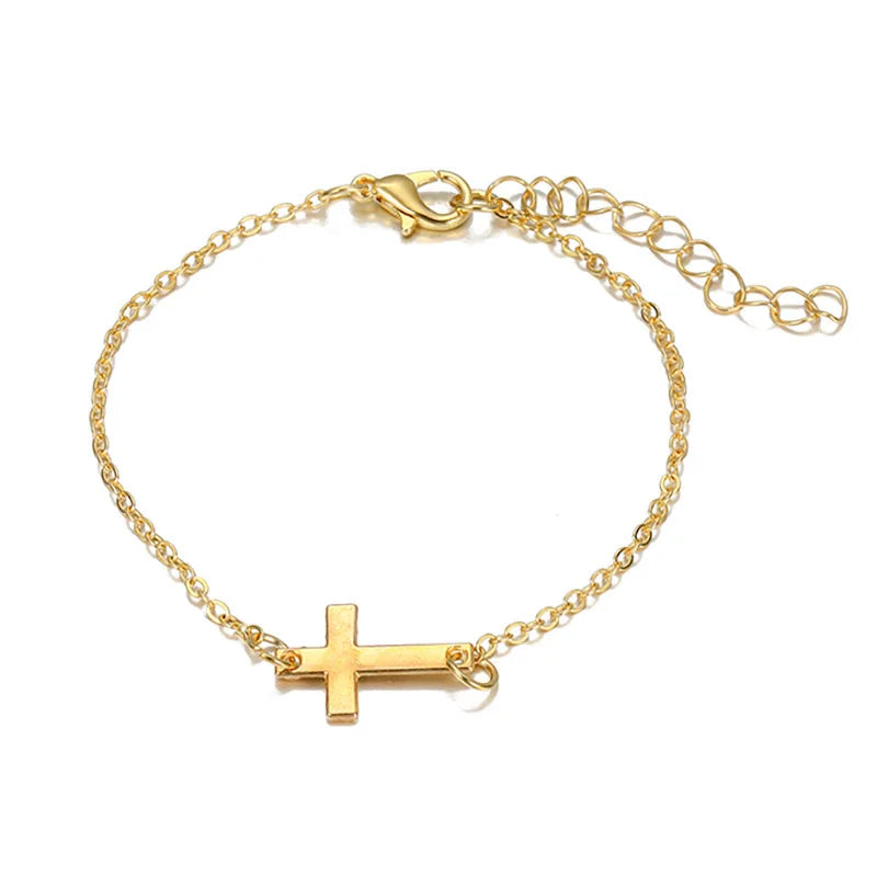 Le nouveau bracelet croisé pour femmes, mode, luxe léger, tempérament, design de niche, bracelet de sensibilité senior, cadeaux