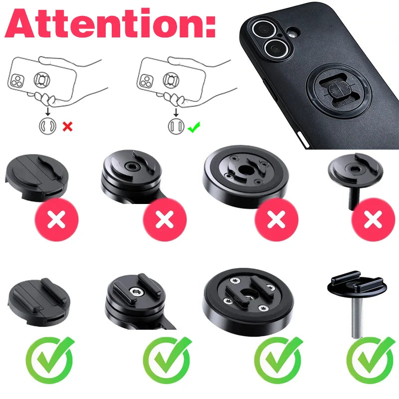 Support de téléphone portable pour iPhone 17 17Pro 17Air 17ProMax – Étui antichoc pour moto/vélo
