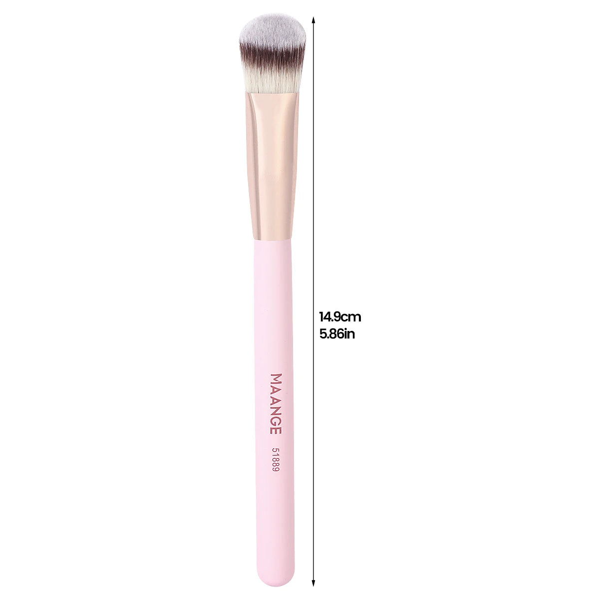 MAANGE-Pinceau de maquillage sous les yeux, brosse triangulaire pour fond de teint, mélange de crème liquide, outils cosmétiques
