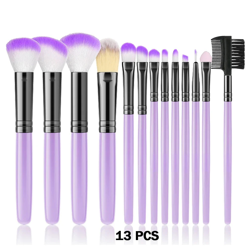 Nouvel ensemble de 10/32 pinceaux de maquillage doux et moelleux pour poudre, fond de teint, contour, fard à joues, correcteur, fard à paupières, estompeur et illuminateur – Outil de beauté