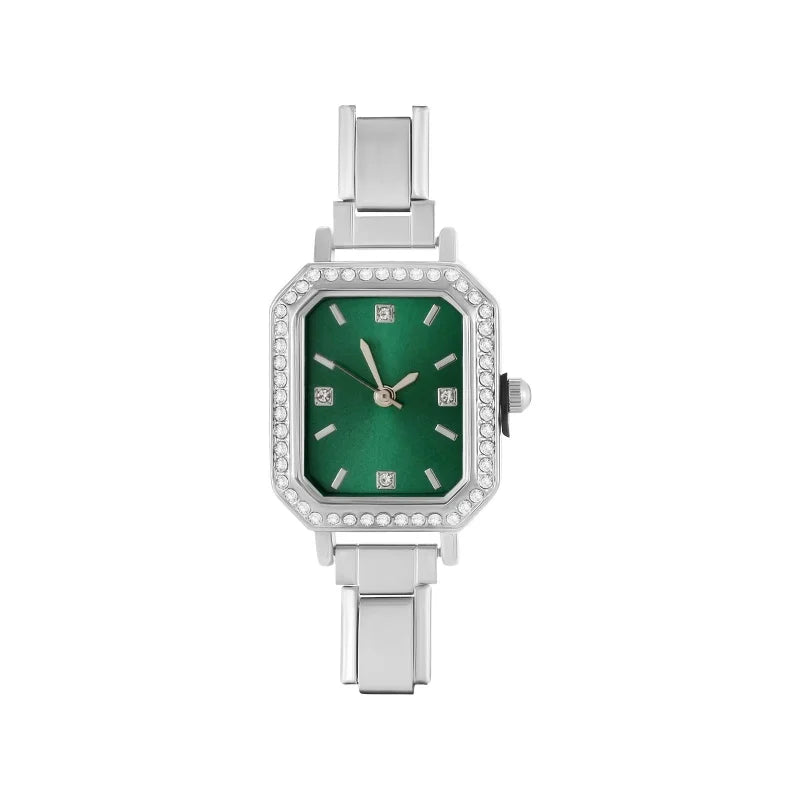 Connecteur de montre de mode en acier inoxydable, lien de charme italien de 9MM, en-tête de montre carrée pour femmes, Bracelet de liaison, bijoux à bricoler soi-même, cadeau