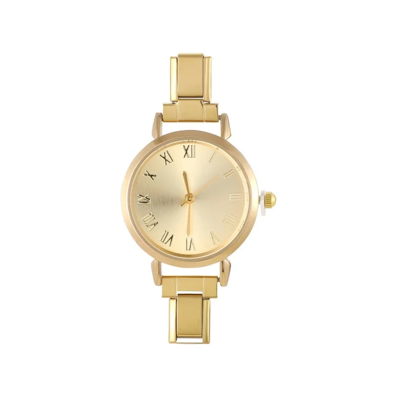 Connecteur de montre de mode en acier inoxydable, lien de charme italien de 9MM, en-tête de montre carrée pour femmes, Bracelet de liaison, bijoux à bricoler soi-même, cadeau