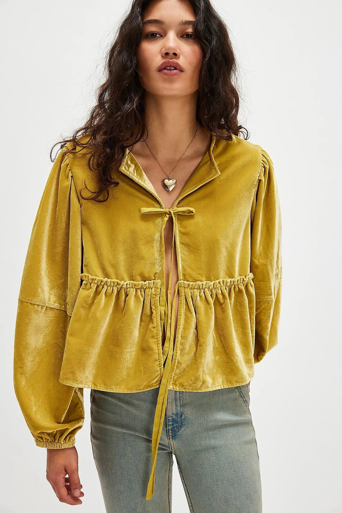 Vêtements pour femmes offre spéciale chemise en velours magasin indépendant nouveau Style dames doux décontracté cravate sangle chemise confortable hiver femmes