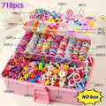 Un ensemble d'accessoires de 718 pièces adapté aux sorties quotidiennes des filles et à leur participation à des événements festifs – Une collection richement sélectionnée.