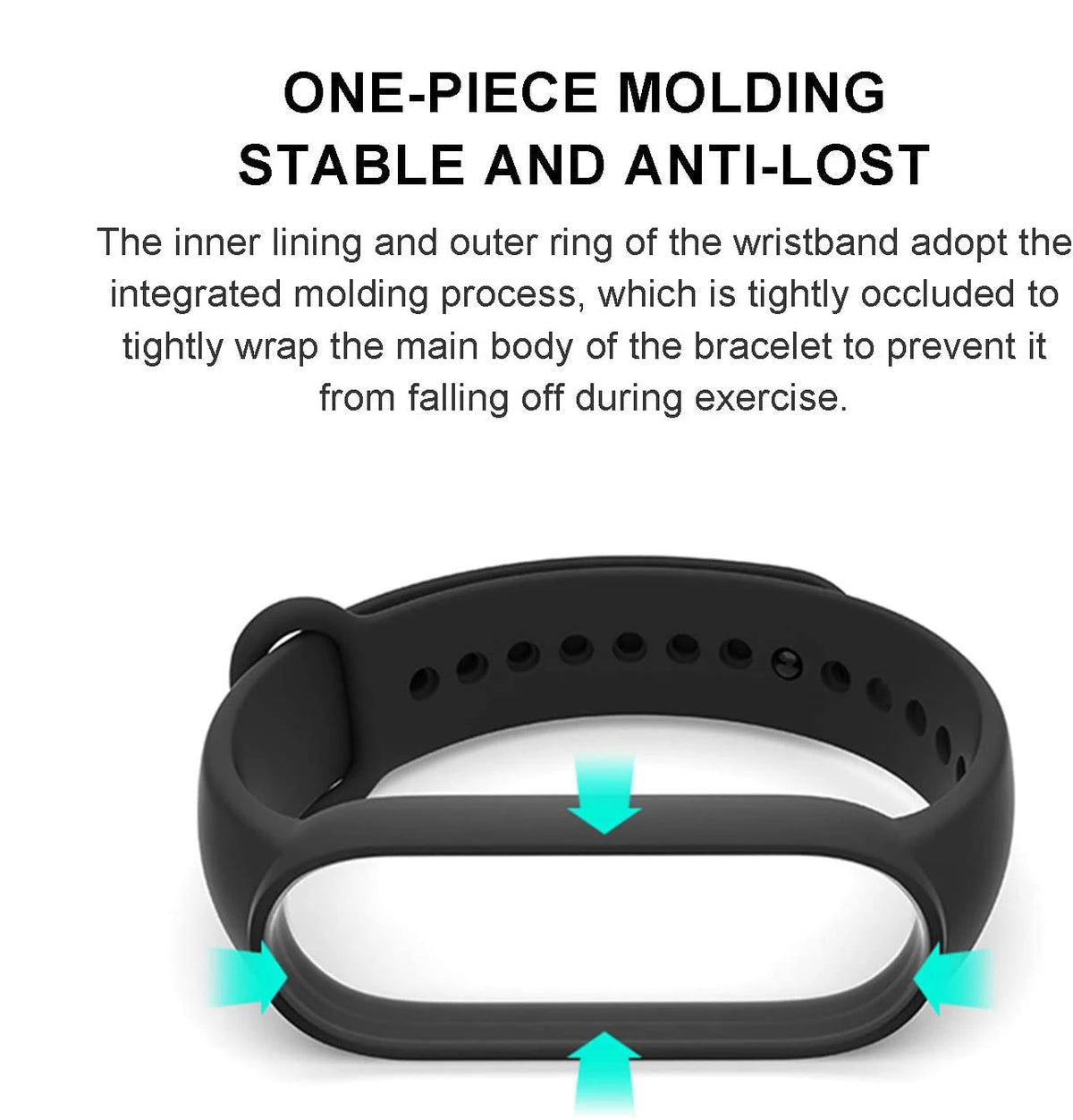 Bracelet pour Mi Band 6 7 Bracelet Sport silicone montre Bracelet Miband6 band4 correa ceinture pour Xiaomi mi band 3 4 5 6 7 accessoires