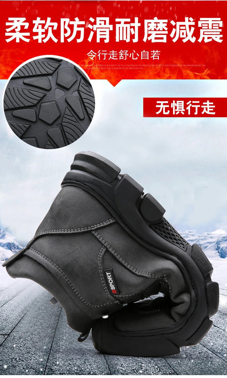 Bottes en cuir Pu hommes printemps chaussures hautes décontractées pour hommes tendance fermeture éclair chaussures plates hiver Sneaker vulcanisé cheville Tennis Zapatillas