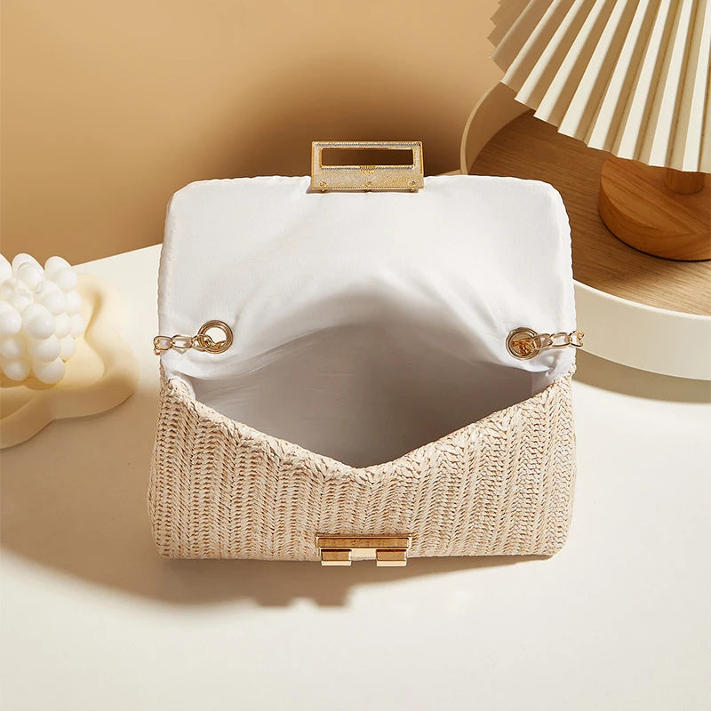Sac à bandoulière pour femmes, sangle en chaîne, accessoire élégant pour Banquet, sac à bandoulière pour tenues de jour à nuit