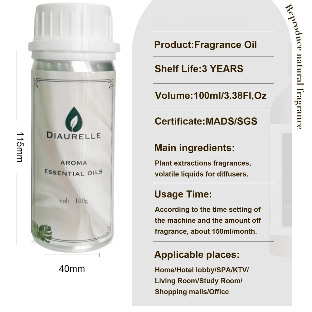DIAURELLE 100mL diffuseur d'arôme huiles essentielles 8 fois concentré Essence parfum arôme maison parfum désodorisant