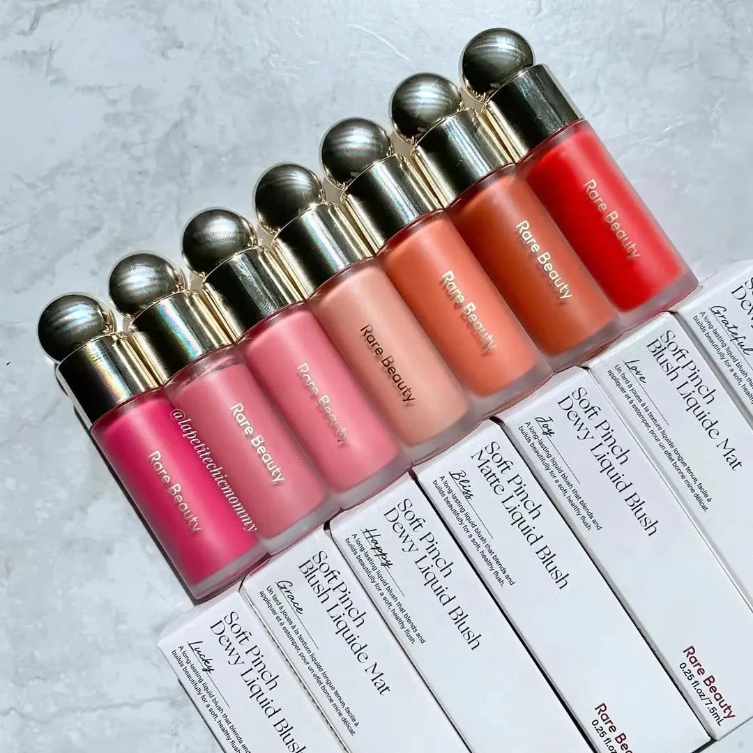 Rare beauté doux pincement liquide Blush soyeux et glisse sur lisse longue durée dodu pincement-parfait affleurant sans couture mat rosé maquillage