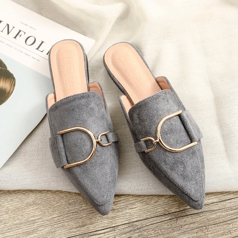 Chaussures plates femmes printemps/automne Chaussures plaques extérieur Mules Chaussures Zapatos Planos De Mujer décontracté Sapatilha Feminina mocassins