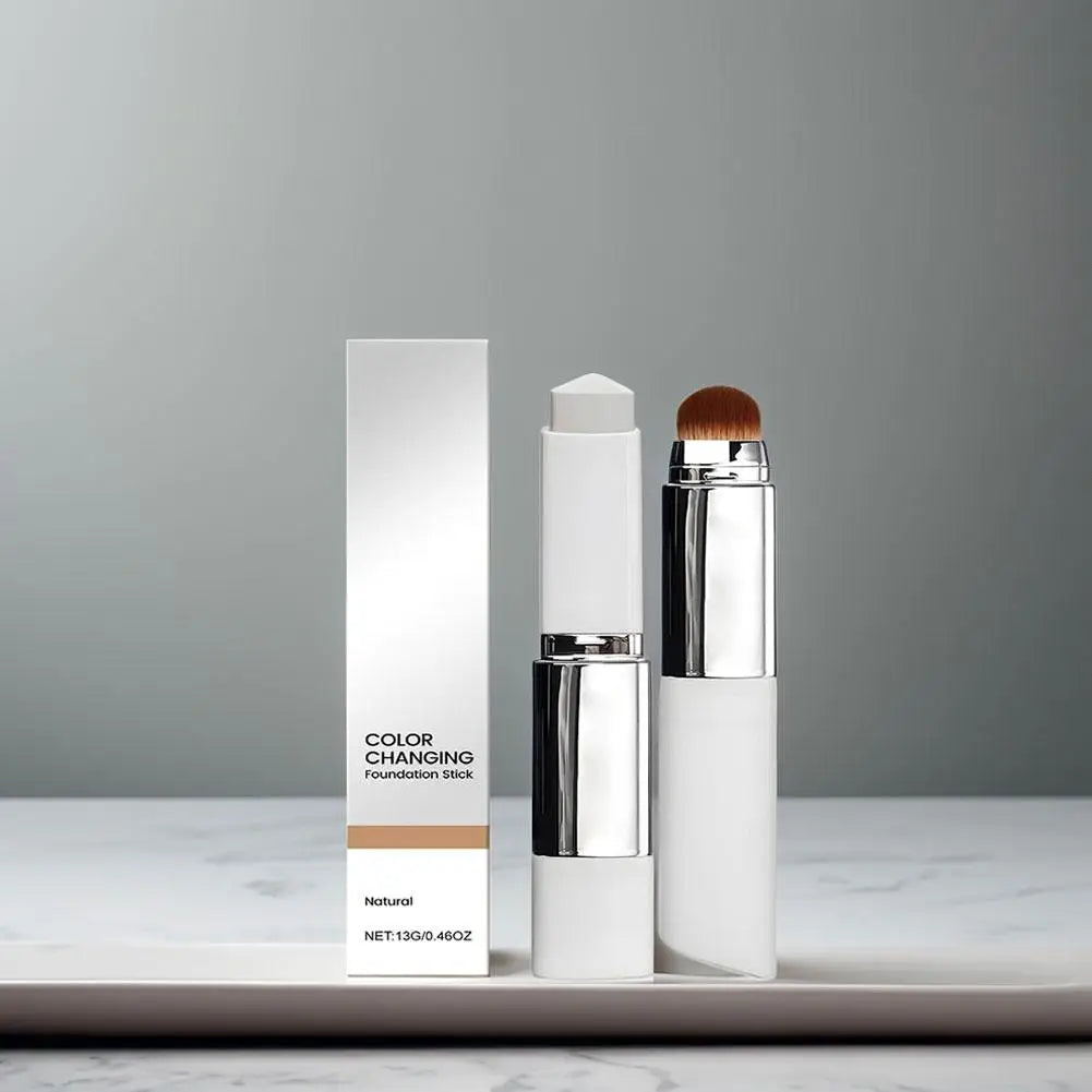 Bâton de fond de teint liquide 2 en 1, léger, hydratant, éclaircissant, changement de couleur pour tous les Types de peau
