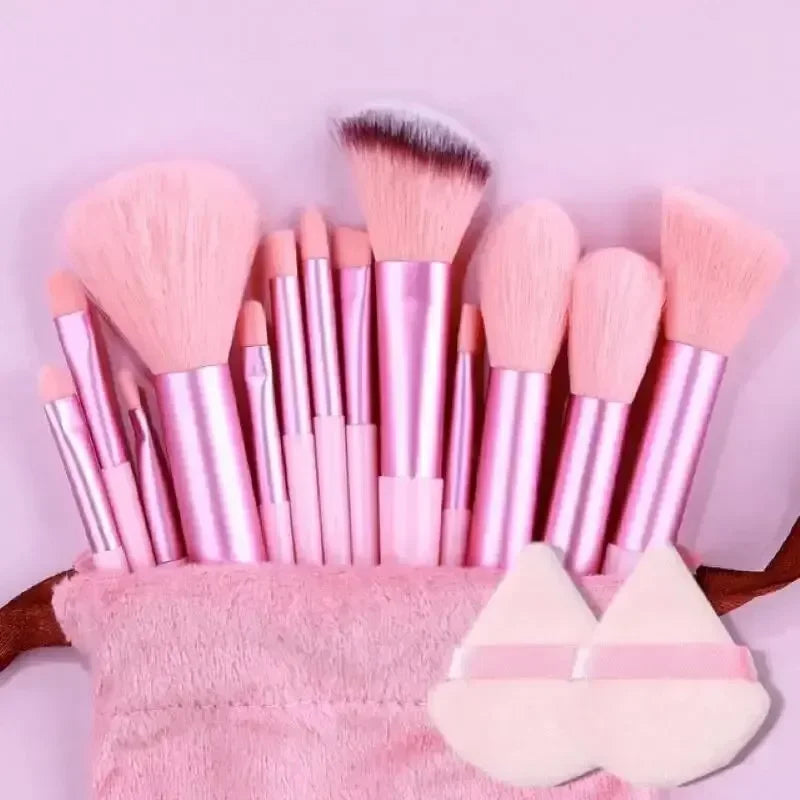 Ensemble de pinceaux de maquillage professionnels - Pinceaux Kabuki et estompeurs doux et moelleux pour fond de teint, poudre, fard à paupières |   Kit d'outils de beauté