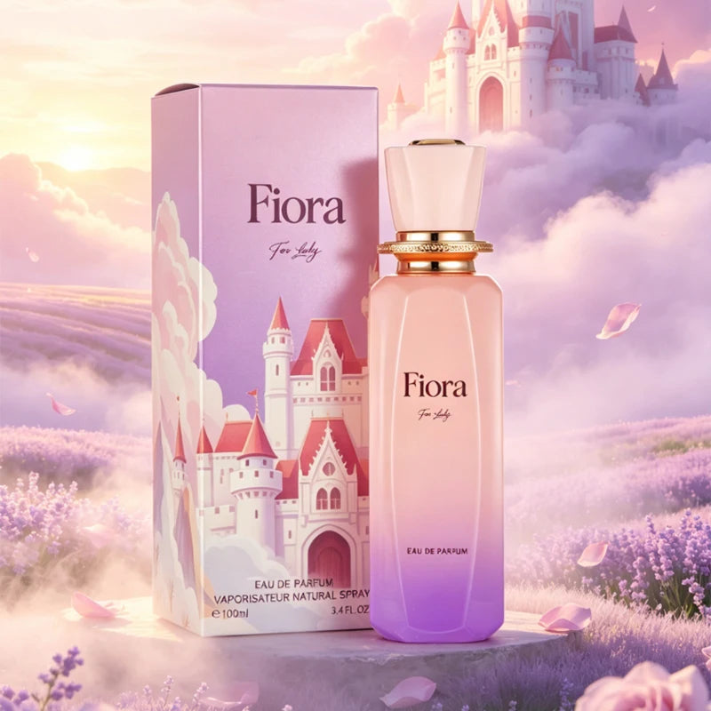 Eau de parfum pour femme 100ml, parfum floral fruité longue tenue, flacon design dégradé, fragrance fraîche, parfum pour tous les jours et les rendez-vous.