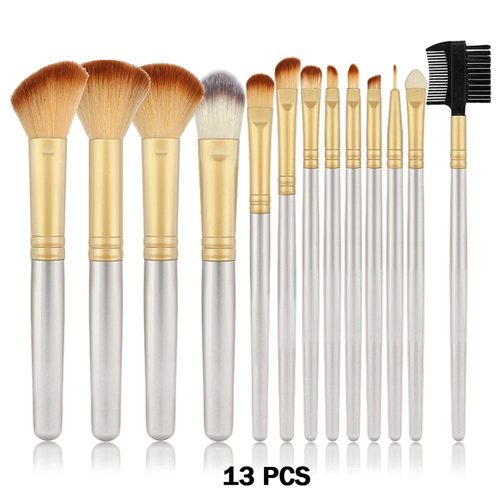 Nouvel ensemble de 10/32 pinceaux de maquillage doux et moelleux pour poudre, fond de teint, contour, fard à joues, correcteur, fard à paupières, estompeur et illuminateur – Outil de beauté