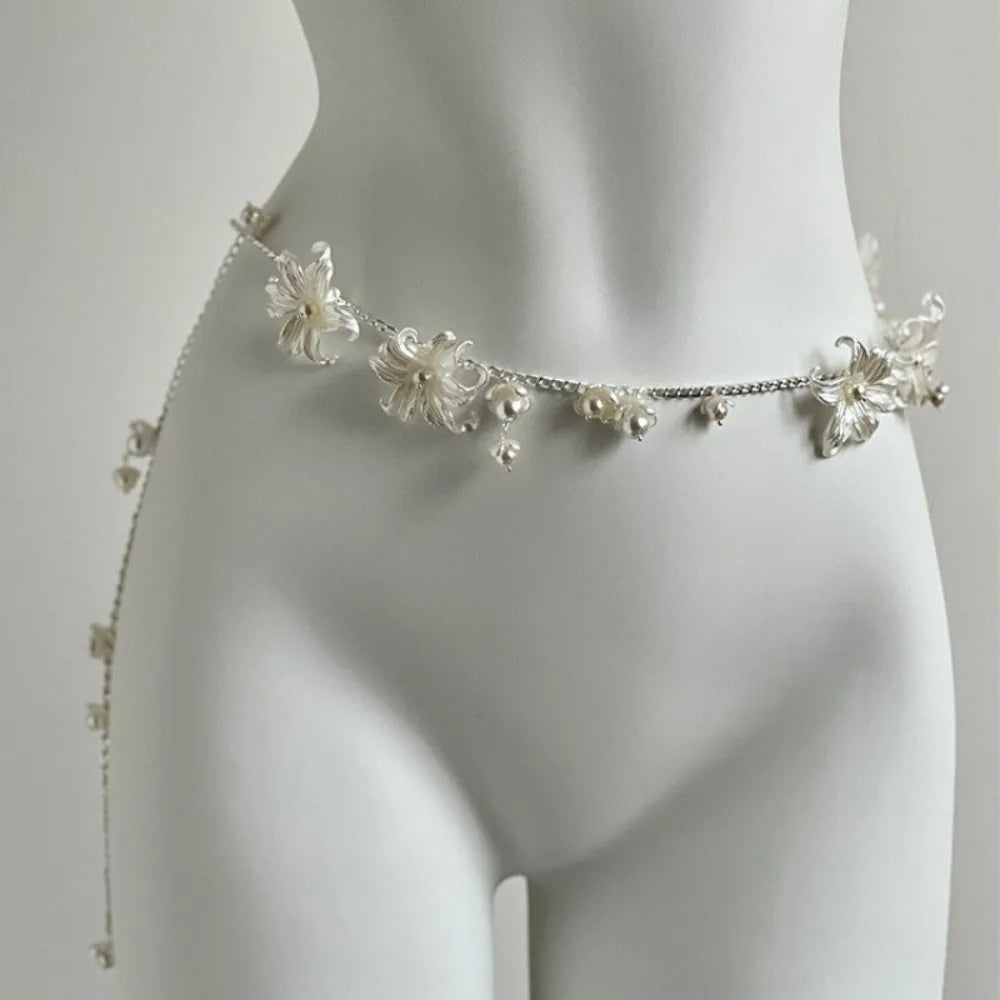 Chaînes de taille en perles élégantes, polyvalentes, style Boho, accessoire de taille, bijoux de corps pour femmes