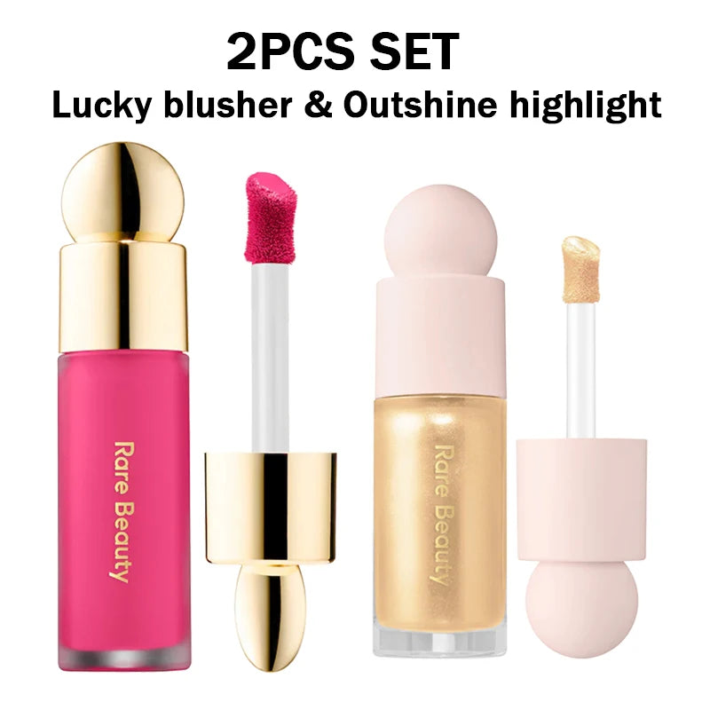 Rare beauté doux pincement liquide Blush soyeux et glisse sur lisse longue durée dodu pincement-parfait affleurant sans couture mat rosé maquillage
