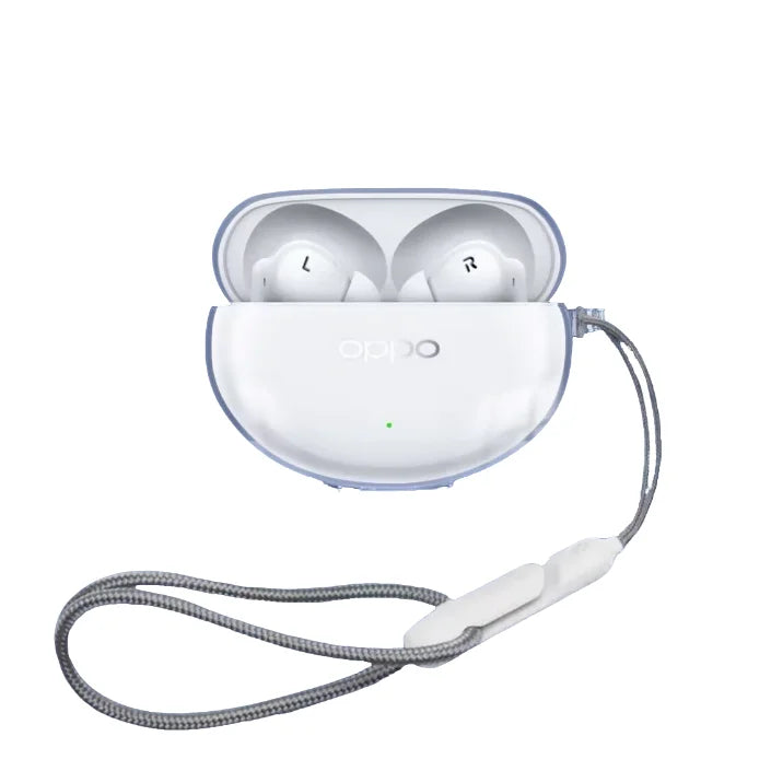 Étui transparent pour écouteurs OPPO Enco Air5 Pro, étui de protection antichoc en TPU souple, accessoires avec cordon