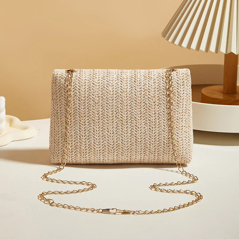 Sac à bandoulière pour femmes, sangle en chaîne, accessoire élégant pour Banquet, sac à bandoulière pour tenues de jour à nuit