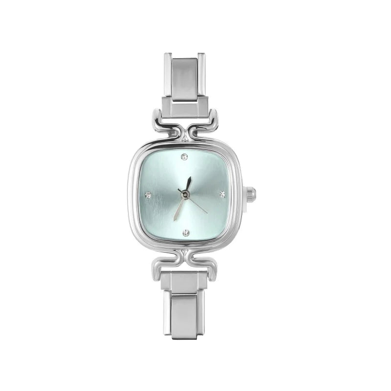 Montre Simple en acier inoxydable pour femmes, adaptée au Bracelet de 9mm, pour étudiant, ami, femme, anniversaire, bijoux à bricoler soi-même, cadeau, vente en gros
